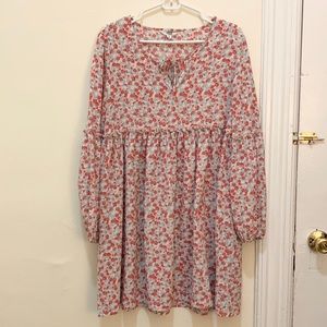 Long Sleeve Babydoll Dress